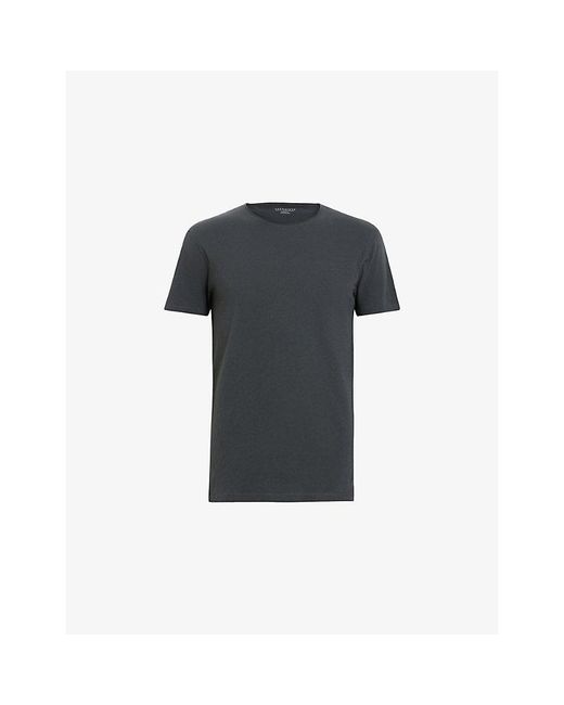 AllSaints Black Figure Regular-Fit Short-Sleeve Cotton T-Shirt for men