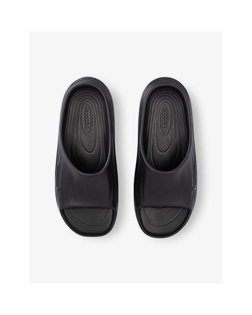 Nike Blue React Rejuven8 Rubber Slides for men