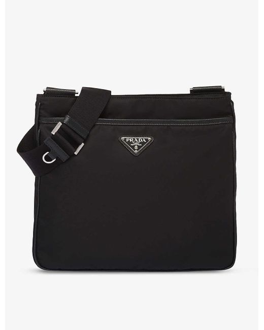 Prada Black Re-nylon Recycled-nylon Shoulder Bag