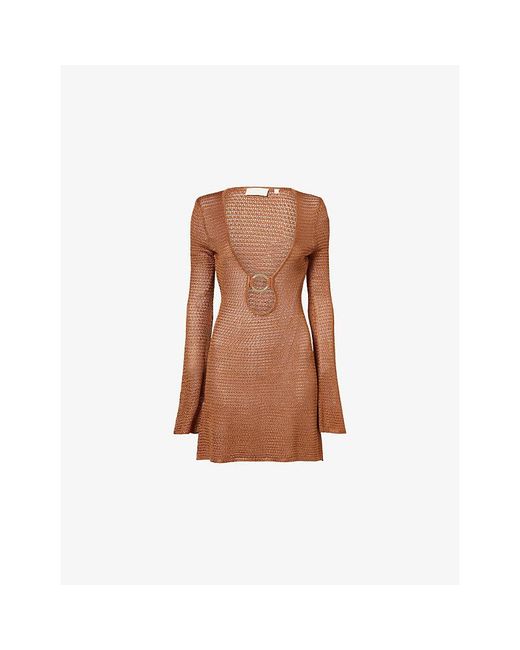 Cheap Monday Brown Montego Mini Dress