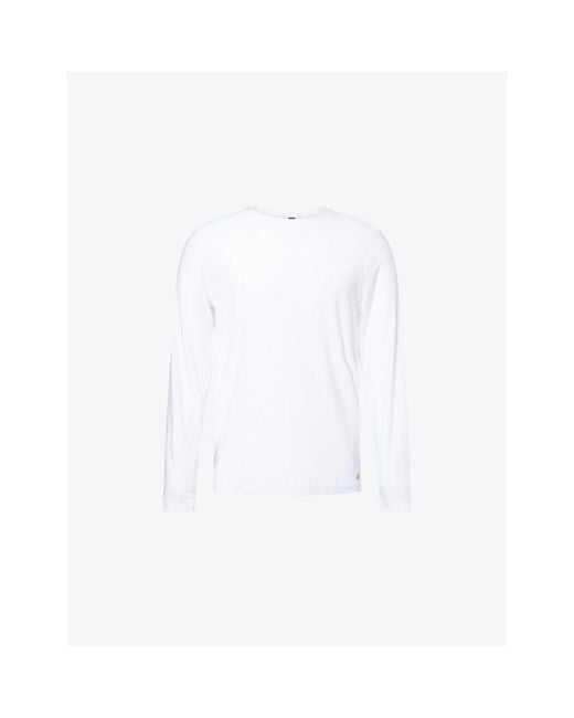 vuori White Strato Tech Long-Sleeve Stretch-Jersey Top for men