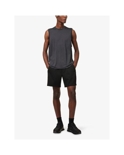 lululemon athletica Blue Metal Vent Tech Sleeveless Stretch-Woven Top for men