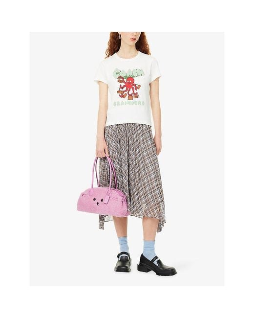 COACH White X Brain Dead 90S Graphic-Print Cotton-Jersey T-Shirt