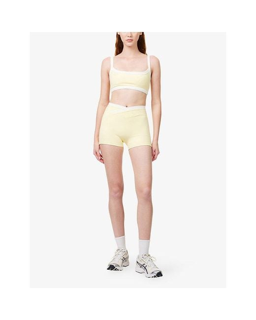 BO+TEE White Soft Active Sports Bra
