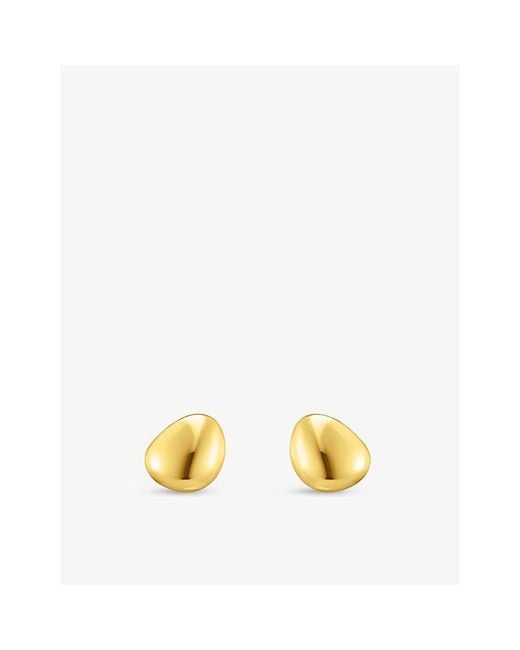Thomas Sabo Yellow Flat 18Ct-Plated 925 Sterling- Single Stud Earring