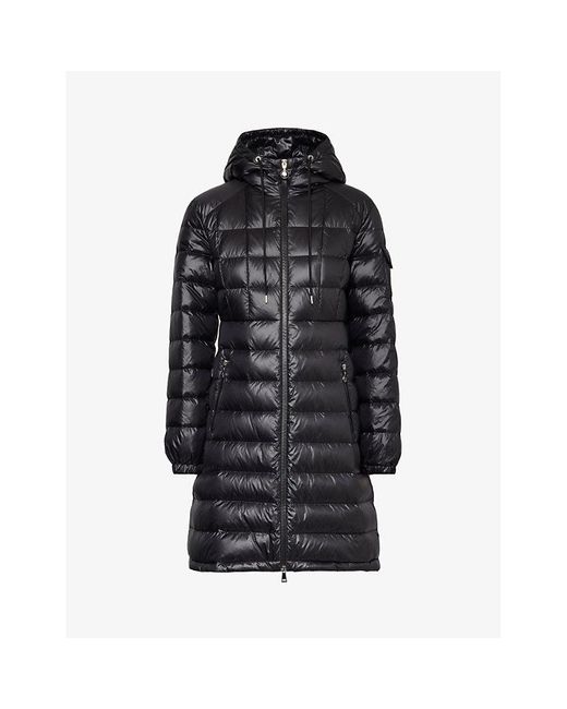 Moncler Black Amintore Brand-patch Slim-fit Shell-down Jacket