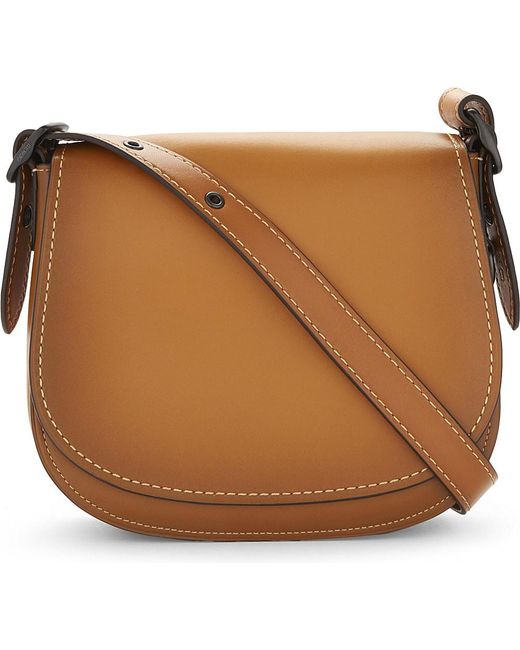 COACH Brown Saddle 23 Leather Shoulder Bag 