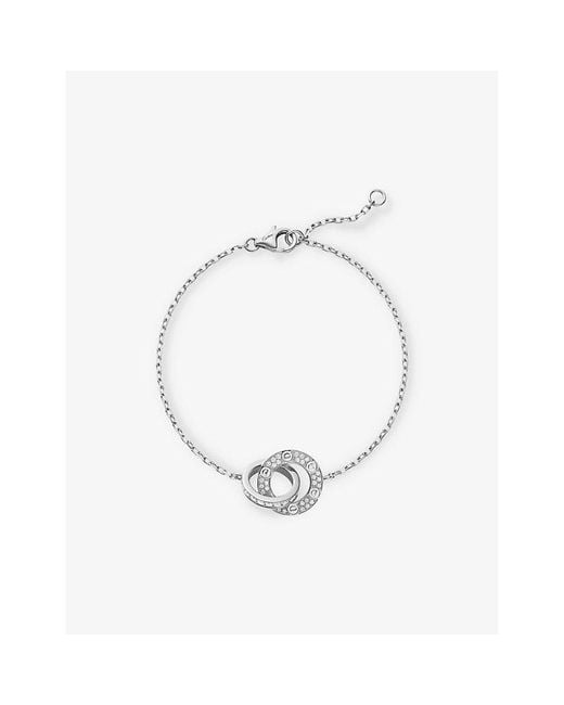 Cartier White Love 18Ct- And 0.30Ct Diamond Bracelet