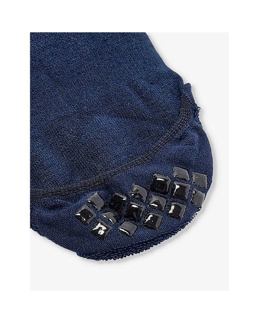 Falke Blue Cool Kick Cushioned-sole Stretch-knit Socks for men