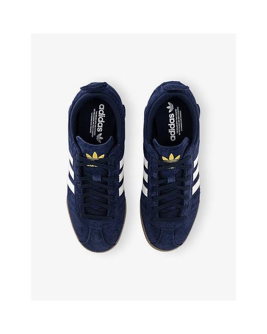 Adidas Blue Samba 62 Suede Trainers for men