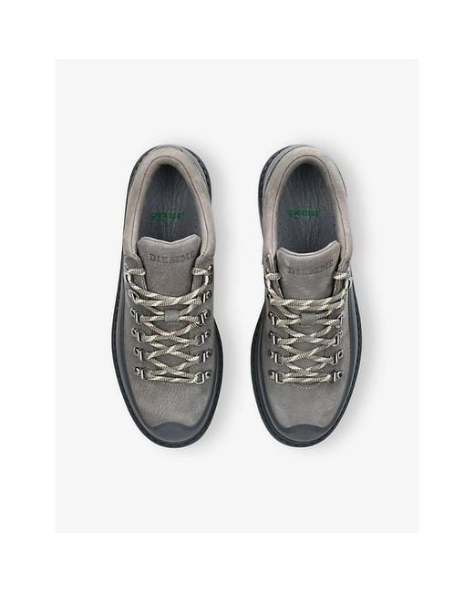 Diemme Gray Cornaro Gomma Leather Boots for men
