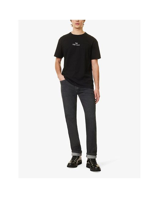 Polo Ralph Lauren Black Logo-print Short-sleeve Cotton-jersey T-shirt for men