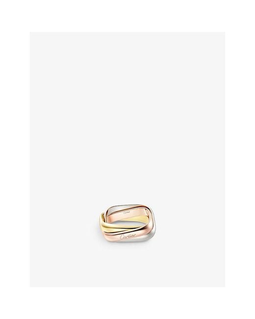 Cartier Metallic Trinity 18Ct, Rose And- Ring