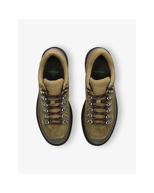 Diemme Green Cornaro Gomma Suede Boots for men