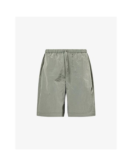 Seventh Gray Ofuanto Check Swim Shorts for men