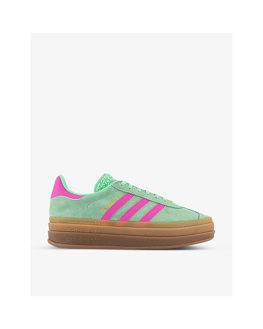 Trainers Adidas Green size 38 EU in Suede - 42016956