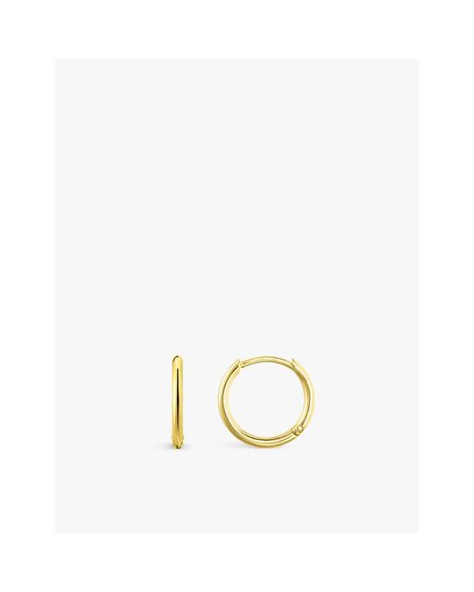 Thomas Sabo Metallic Minimal 18Ct-Plated Sterling- Hoop Earrings