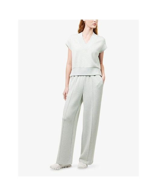 Varley Multicolor Gracee Doublesoft V-Neck Woven Top