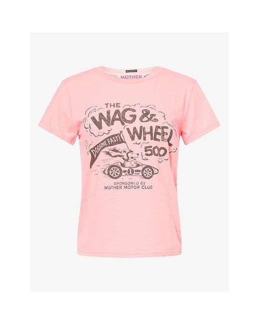 Mother Pink The Lil Goodie Goodie Cotton T-Shirt