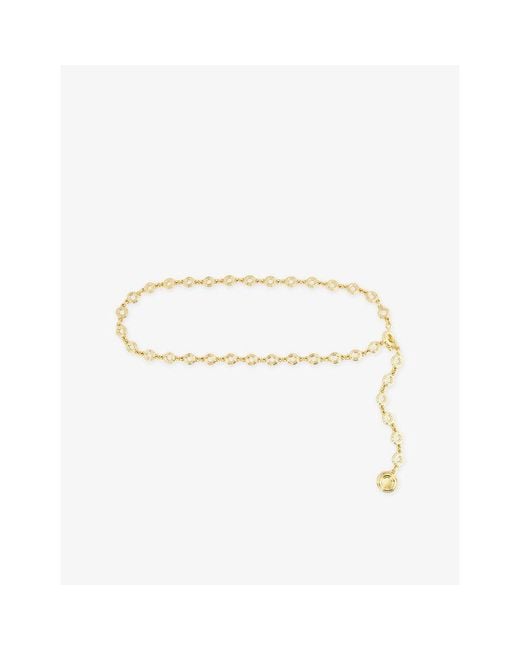 DEHANCHE Metallic Elysées Metal Chain Belt