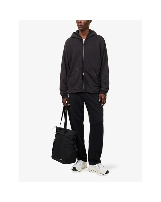GYMSHARK Blue Condition Club Zip-Up Cotton-Blend Hoody for men