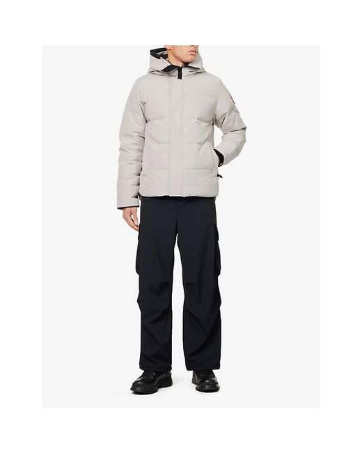 Canada Goose Natural Macmillan Funnel-Neck Twill-Down Parka Jacket for men