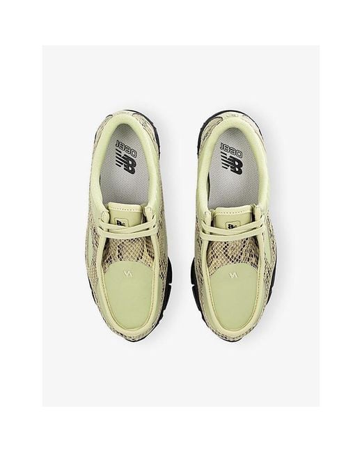 New Balance Green Abzorb 1890 Leather Shoes for men