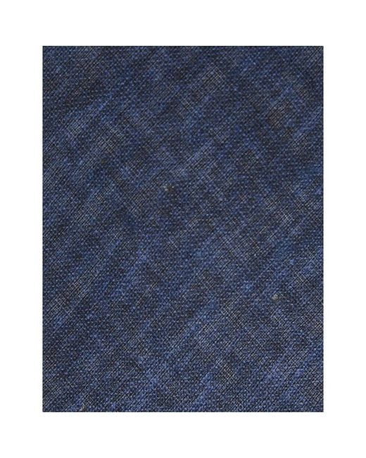 Reiss Blue Luciano Linen Tie for men