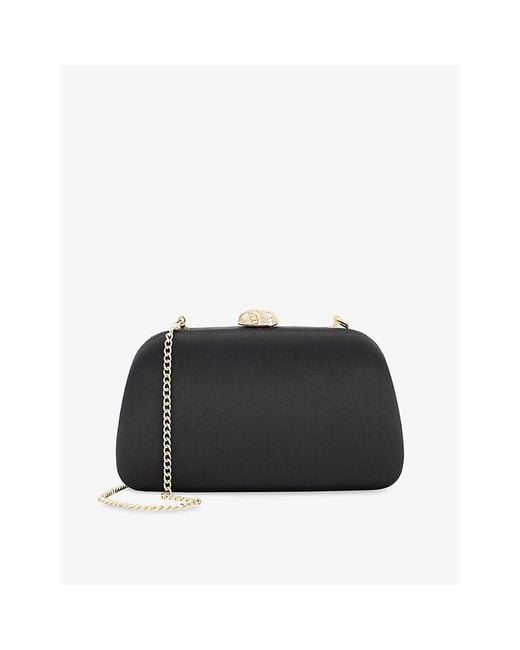 Dune Black Binding Satin Micro Bag