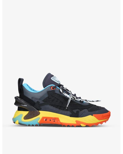 Off-White c/o Virgil Abloh Blue Odsy-2000 Mesh Mid-top Trainers for men