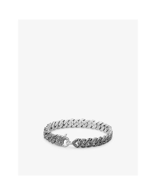 Clocks and Colours White Serenity Sterling- Bracelet for men