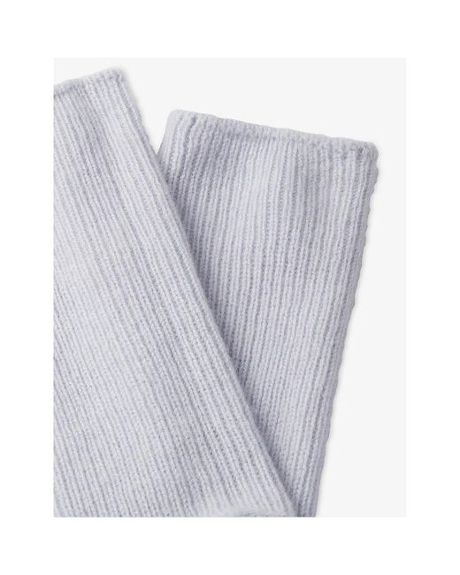 The White Company Multicolor Ribbed Cashmere Bed Socks