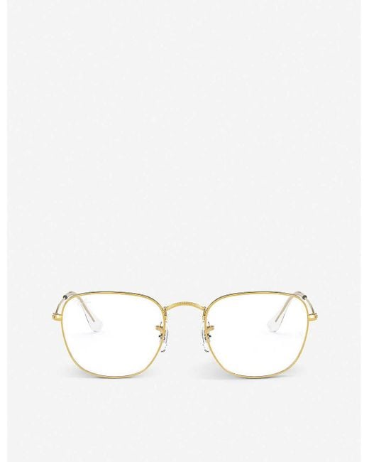 ray ban white frame