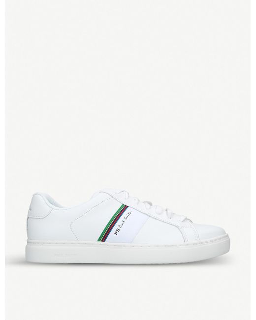 Paul Smith White Rex Leather Trainers for men