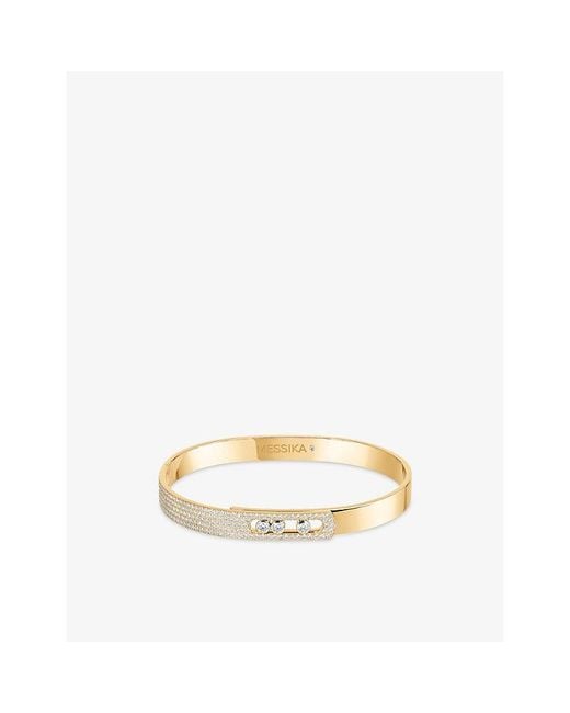 Messika Metallic Move Noa 18Ct- And 1.18Ct Pavé-Diamond Bangle