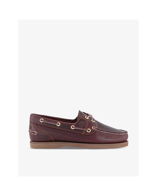 Timberland Brown Classic Leather Boat Shoes