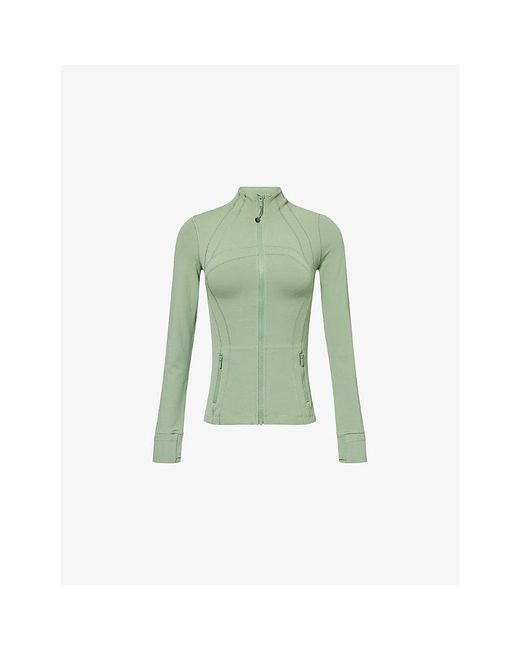 lululemon athletica Green Define High-Neck Stretch-Woven Jacket
