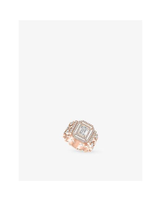Messika White D-Vibes Multi Row 18Ct And 1.33Ct Diamond Ring