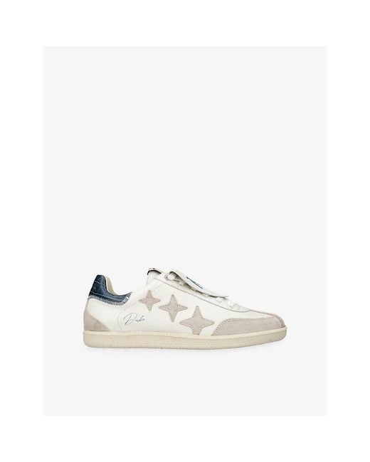 Duke & Dexter White Plus Duke New York Leather Trainers for men