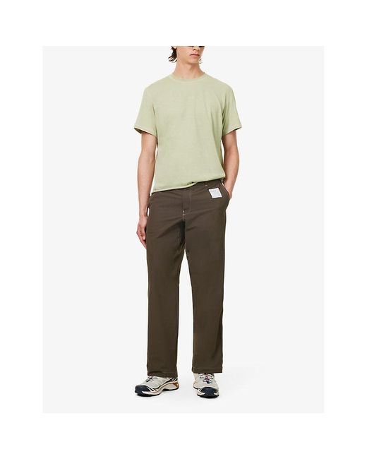 Satisfy Gray Peaceshelltm Wide-leg Stretch-woven Trousers for men