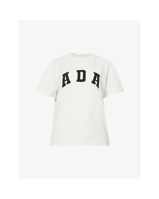 ADANOLA White Core Relaxed-Fit Cotton T-Shirt