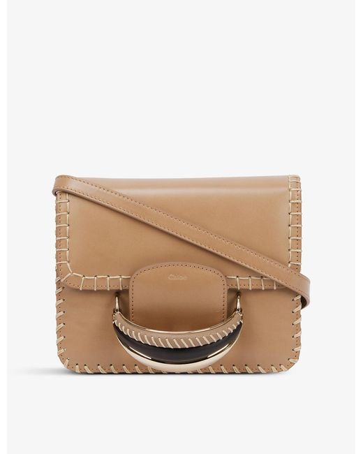 Chloé Kattie Leather Crossbody Bag in Natural Lyst UK