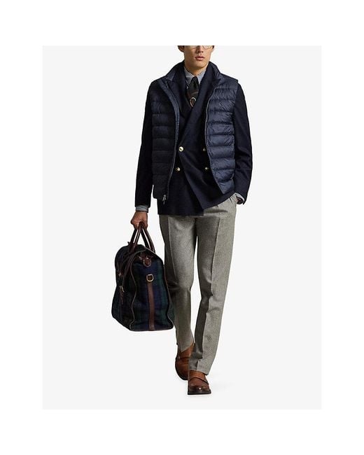 Polo Ralph Lauren Blue Colden Packable Shell-Down Gilet for men