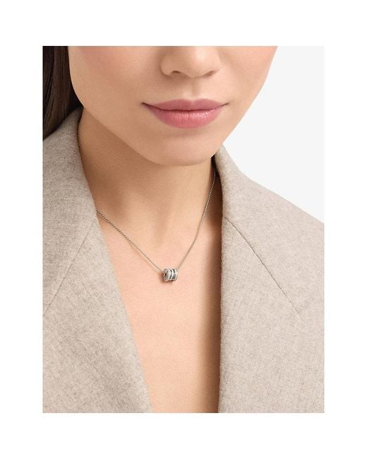 BVLGARI White B.Zero1 18Ct And 0.25Ct Diamond Necklace