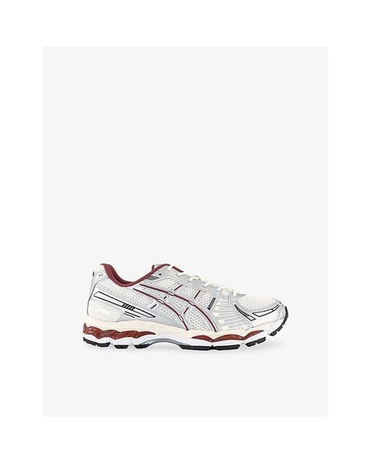 Asics White Sports Shoes 'Gel-Kayano 12.1' for men