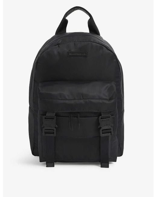 1017 ALYX 9SM Black Double Front Pocket Backpack