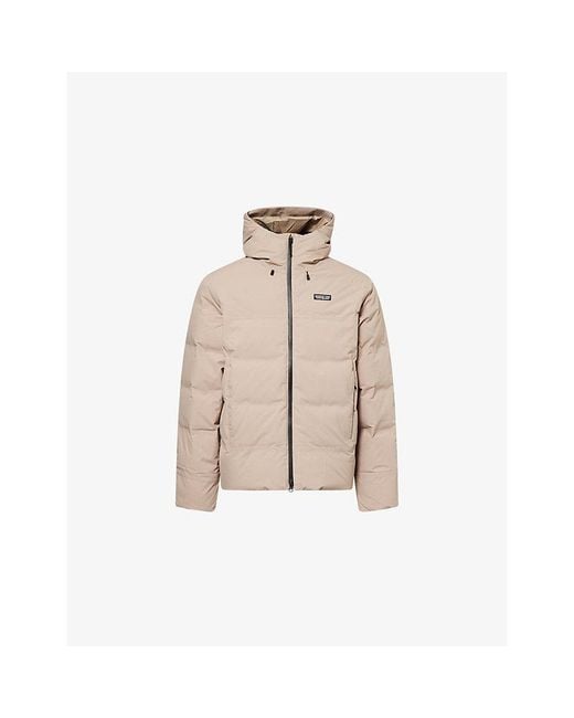 Patagonia Natural Jackson Glacier Hooded Shell-Down Jacket for men