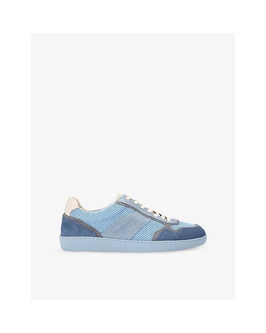 Kurt Geiger Blue Lloyd Suede And Mesh Trainers for men