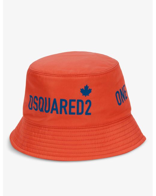 DSquared² Synthetic Logo-print Recycled-nylon Bucket Hat for Men | Lyst UK
