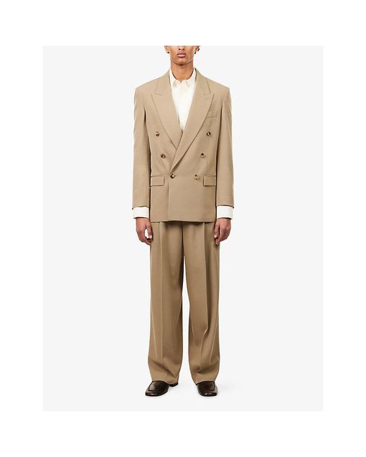 The Row Natural Mazzy Double-Breasted Wool Jacket for men